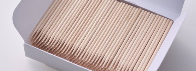 Kikusui<br>Made in Japan<br>Purely Domestic White Birch Toothpicks